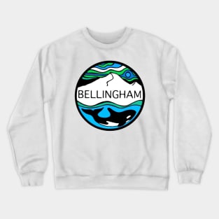 Bellingham Washington Orca - Color Version Crewneck Sweatshirt